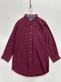 TOMMY HILFIGER トミー ヒルフィガー 90s チェックBDシャツ