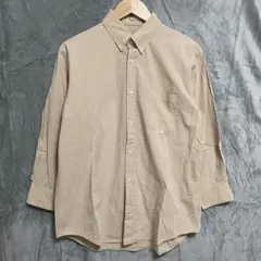 【L861】 papas 長袖シャツ サイズL ベージュのサムネイル