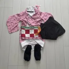 鬼滅の刃 竈門禰豆子 コスプレ衣装セット