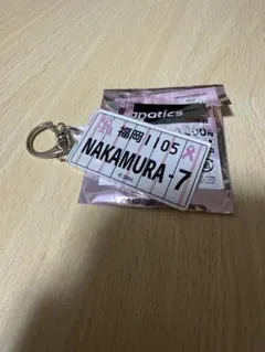 鷹祭 ナンバープレート風シークレットキーホルダー 中村晃