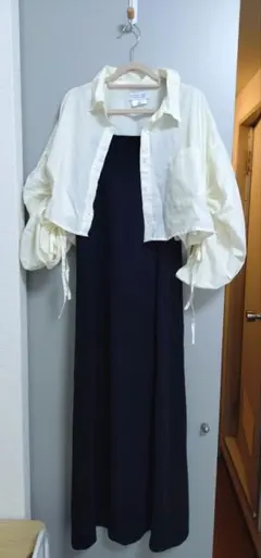 CIAOPANIC TYPY クロップド丈ドロストシャツキャミワンピセットのサムネイル