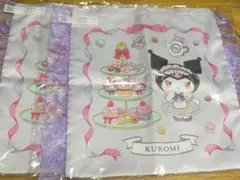 新品 未開封 2枚組 クロミ フリル付きトート ローソン 当りくじ