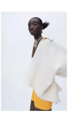 ZARA ザラ クロップド　ポンチョのサムネイル