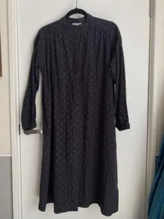 North Object シャツワンピース ロング丈 総柄