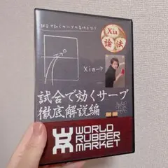 卓球DVD Xia 論法 試合で効くサーブ徹底解説編 DVD
