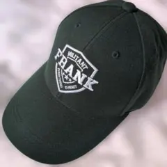 MILITANT FRANKメンズキャップ ダークグリーン試着のみ未使用の美品！