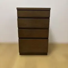 廃番 希少 無印良品 木製収納ケース 引出式 4段 オーク材 ナチュラル