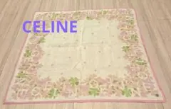 CELINE 花柄 ハンカチ　大判