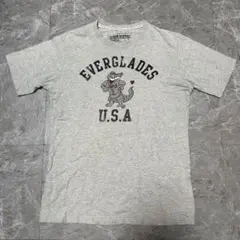 EVERGLADES U.S.A. Tシャツ Lサイズ グレー g31hi
