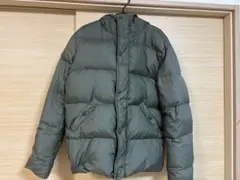 SHIPS シップス オリーブグリーンダウンジャケット　フード有り