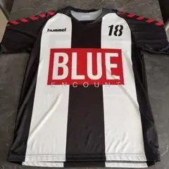 hummel サッカーシャツ BLUE ENCOUNT Lサイズ