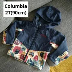 Columbia ネイビーフード付きアウター 90cmのサムネイル