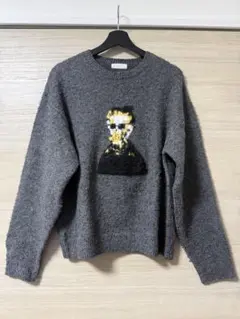【MUHET】ヒトジャガードニット Mのサムネイル