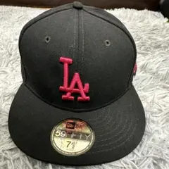 New Era 59FIFTY LAキャップ ブラック 7 1/4