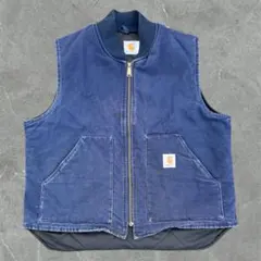 90s USA製 カーハート ダック ベスト 腰ゴム Stussy別注 XLのサムネイル