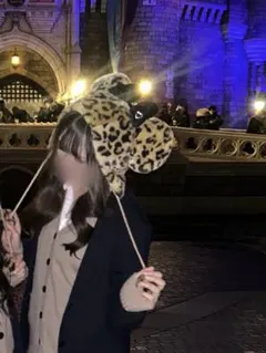 ヒョウ柄ファンキャップ ディズニー ミニー