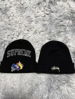 Supreme トムとジェリー ニット帽 - メルカリ
