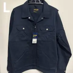 新品 Wrangler ラングラー 長袖ジャンパー ネイビー L