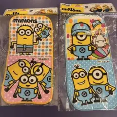 袋入り未使用品　ミニオンズ　ミニタオルハンカチ　2枚セット