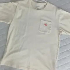 adidas / アディダスワンポイント刺繍 半袖Tシャツ　Lサイズ