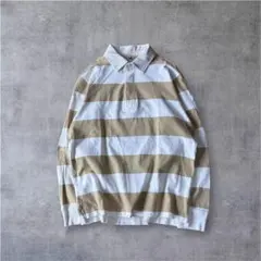 00s old uniqlo Rugby Shirt Wide Stripe