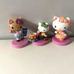 キティ チョコエッグ日焼けギャルソロキャンプ平成アイドル3体