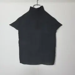 プリーツプリーズ　ハイネック半袖トップス PLEATS PLEASE ISSEY MIYAKE】【日本製】プリーツプリーズ