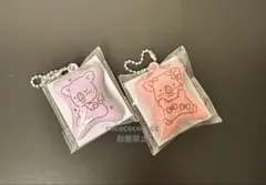 コアラのマーチ　ガムキャップ　ピンク&パープル