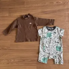 べべ　ロンパース、長袖セット