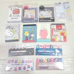 スヌーピー　文房具　メモ帳　ノート　筆記用具　付箋　SNOOPY ふせん