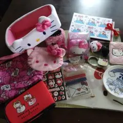 ハローキティ キャラクターセット（おまけにキティちゃんの巾着袋お付けします。)