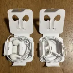 【動作確認】ホワイト有線イヤホン USB-C対応 iPhone対応 2個セットのサムネイル