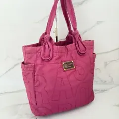 マークバイマークジェイコブス ナイロン トートバッグ ピンク A4