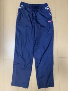 PUMA ネイビー ロゴ入りパンツ『サイズ160』