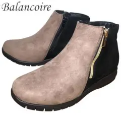 未使用 ブランコワール 防水・はっ水 ダブルファスナー 超軽量ショートブーツ