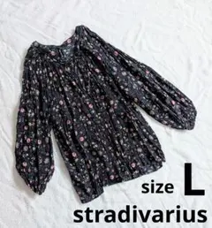 size L ストラディバリウス 花柄 ブラウスのサムネイル