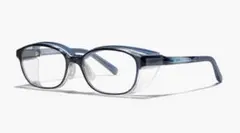 JINS PROTECT ジュニア用メガネ ネイビー　花粉、ほこり対策などに