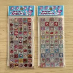 タイルみたいシール　2枚セット　平成レトロ　レモン株式会社