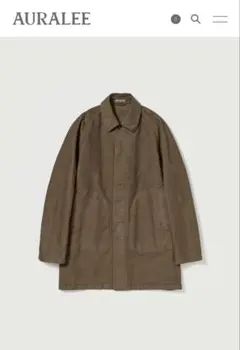 【オーラリー】26SS/ステンカラーコート /新品未使用