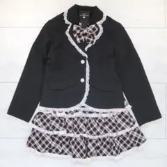 CRATIFYING MB フォーマルスーツ 160cm 黒白チェック