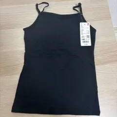 エアリズム　ブラトップ　140 黒　ユニクロ　キャミソール