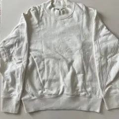 UNIQLO U スウェットプルオーバー　01オフホワイト　Mサイズ