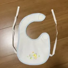 ミキハウス MIKI HOUSE スタイ よだれかけ ひも付き ひよこ刺繍