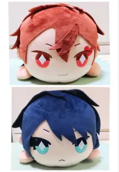 ツイステ ☆ 寝そべり ぬいぐるみ ☆ エース ＆ デュース