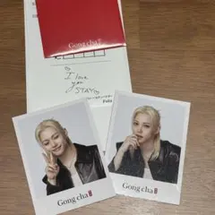 Gong cha Stray Kids Felix チェキ ゴンチャフィリックス - メルカリ