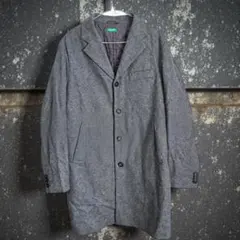 UNITED COLORS OF BENETTON チェスターコート グレー46