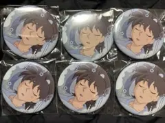 忍たま乱太郎 百面相缶バッジ -寝巻き姿の段- 土井半助　６点