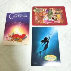 ディズニー ポストカード 3P