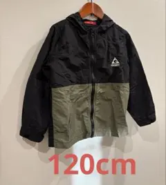 GERRY フード付きナイロンジャケット 黒/オリーブ