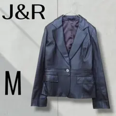 美品 J&R ダークブラウン ラムレザー テーラード ジャケット Mのサムネイル